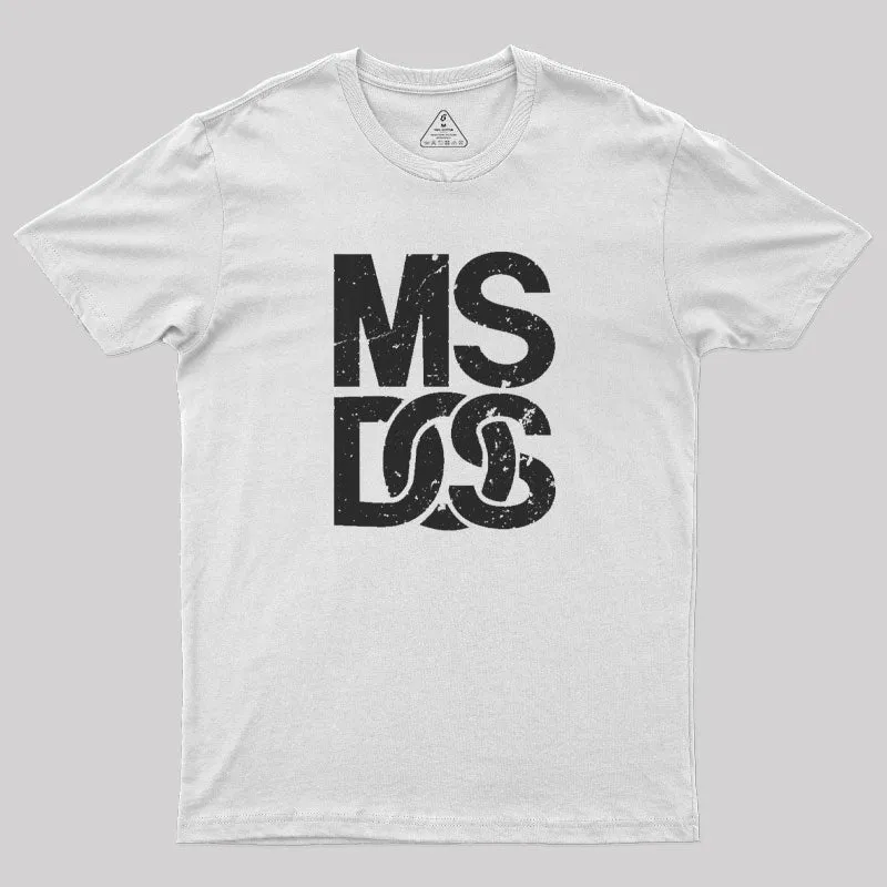 MS DOS Vintage 80s Computer T-Shirt - Image 11