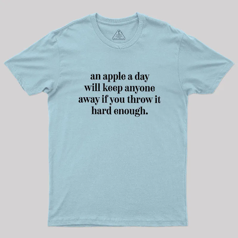 An Apple A Day Geek T-Shirt - Image 10