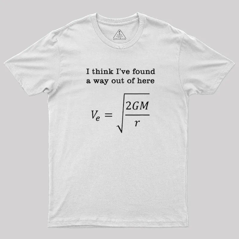 Escape Velocity Gravity Physics Engineer T-Shirt - Image 11