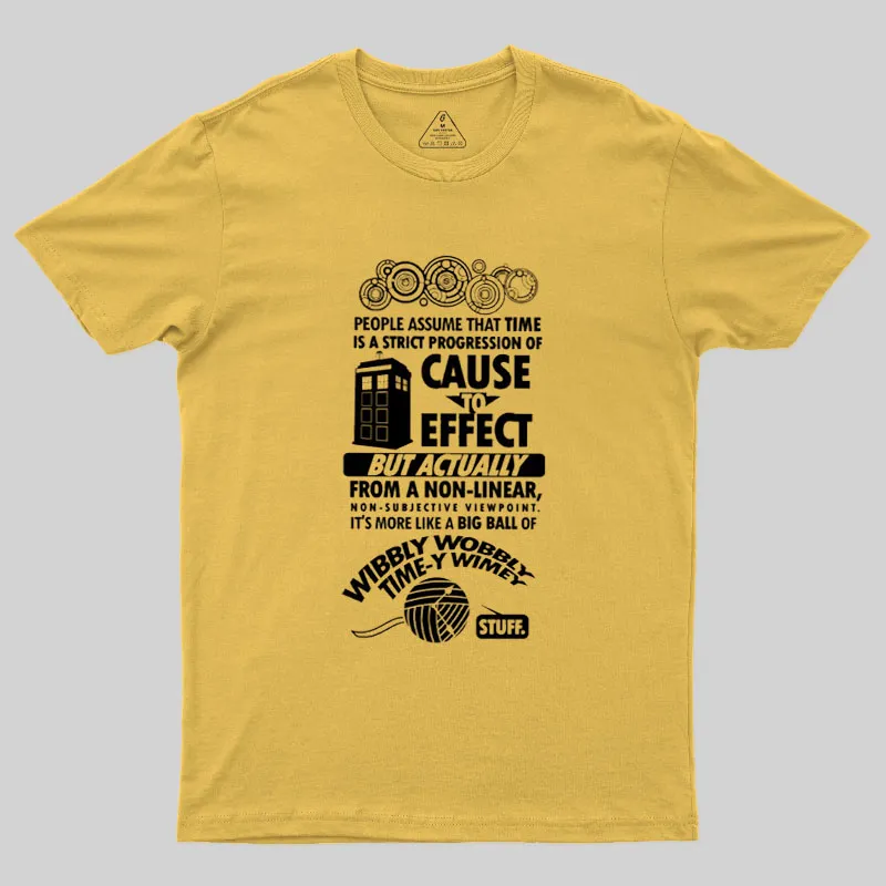 Timey Wimey Geek T-Shirt - Image 6