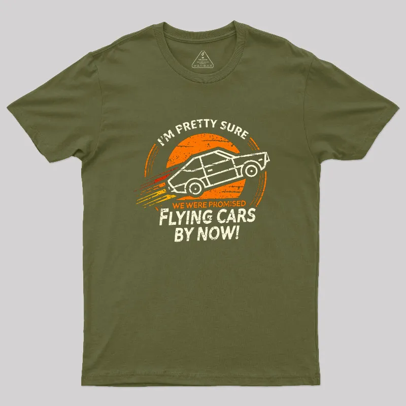 Flying Cars By Now Geek T-Shirt - Image 3