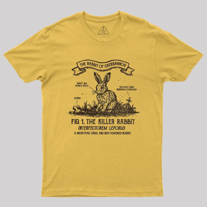 The Rabbit of Caerbannog Geek T-Shirt - Image 3
