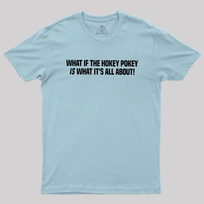 What If The Hokey Pokey Is What Its All About Geek T-Shirt - Image 10