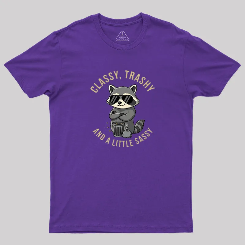 Classy Raccoon Geek T-Shirt - Image 6