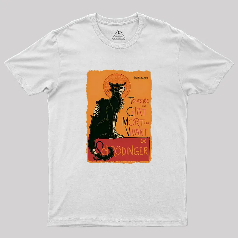 Le Chat Noir De Schrödinger Geek T-Shirt - Image 10