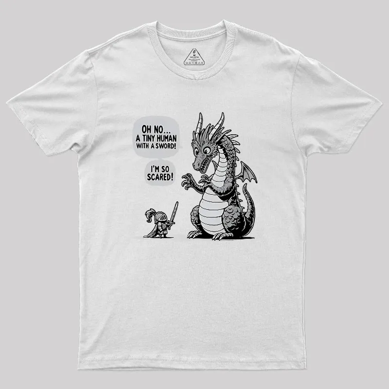 Sarcastic Dragon Geek T-Shirt - Image 11