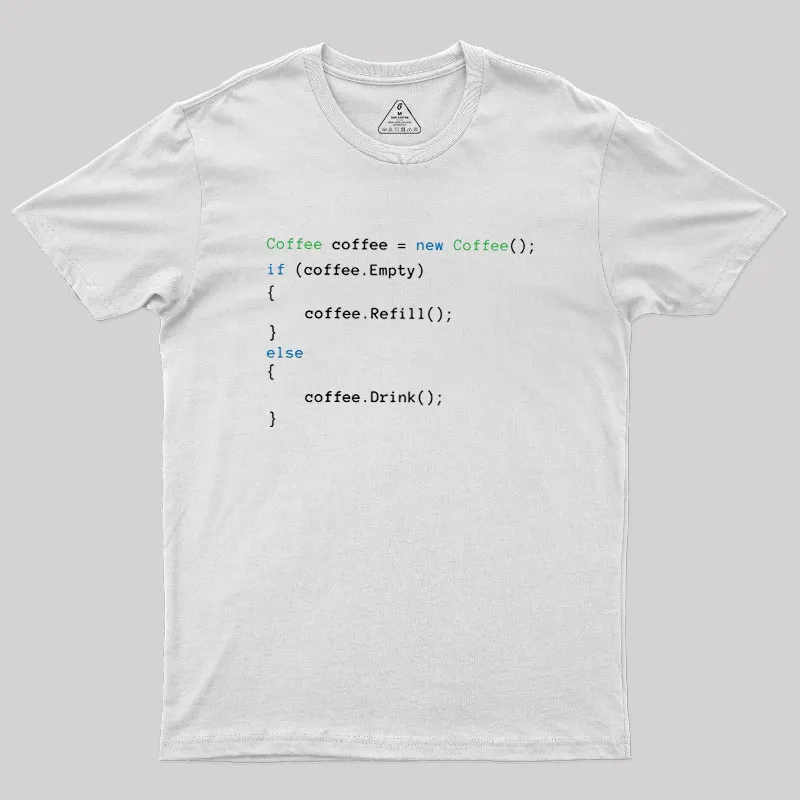 Coffee Coffee Geek T-Shirt - Image 9