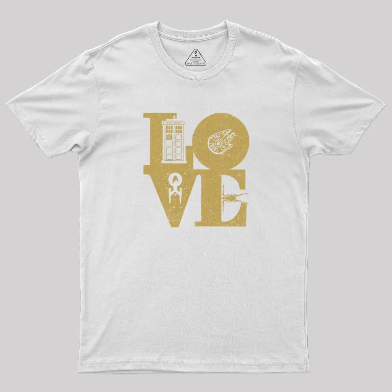 Scifi Love Geek T-Shirt - Image 6