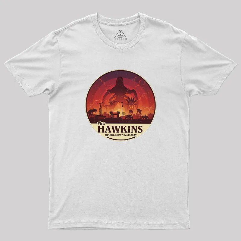 Visit Hawkins Geek T-Shirt - Image 11