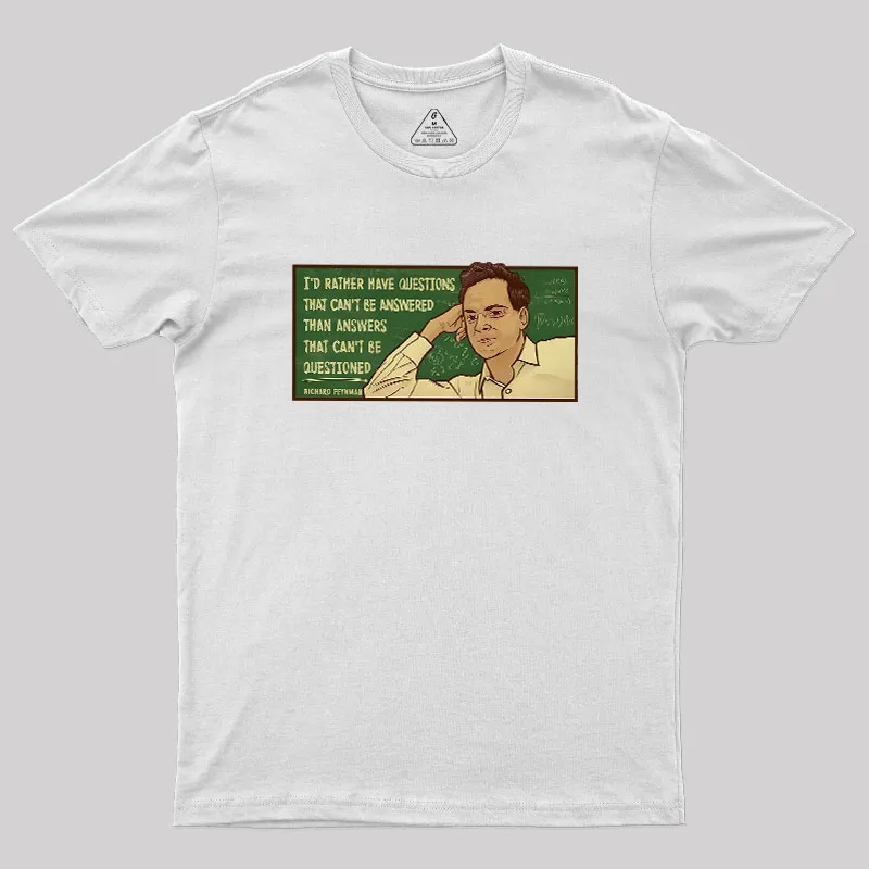 Feynman Science Shirt Geek T-Shirt - Image 11