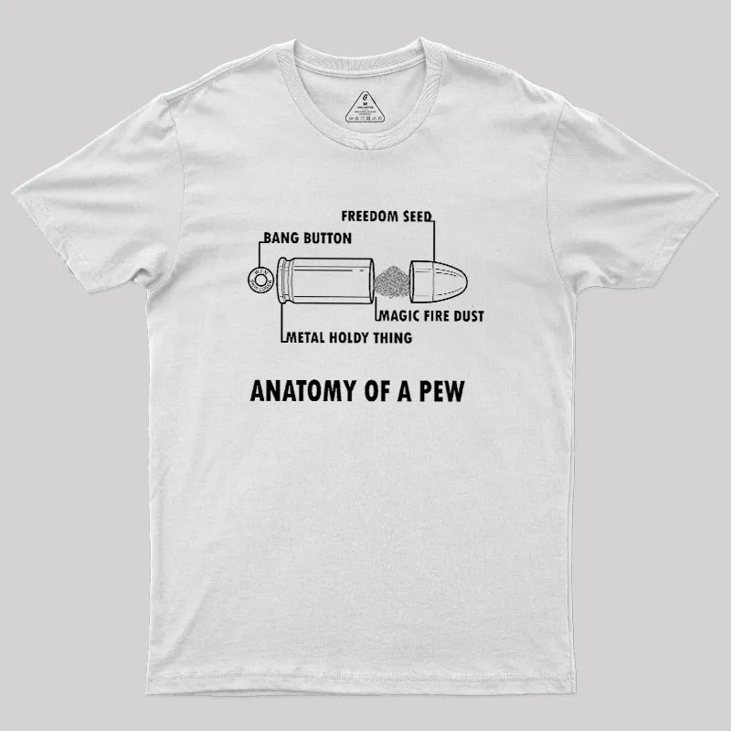 ANATOMY OF A PEW Geek T-Shirt - Image 11