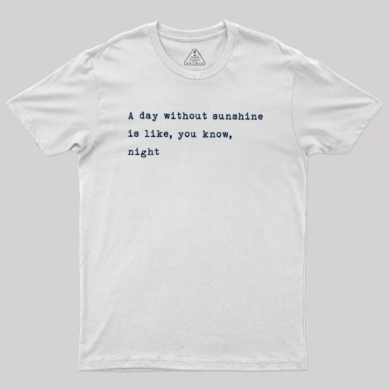 You Know Night Geek T-Shirt - Image 11