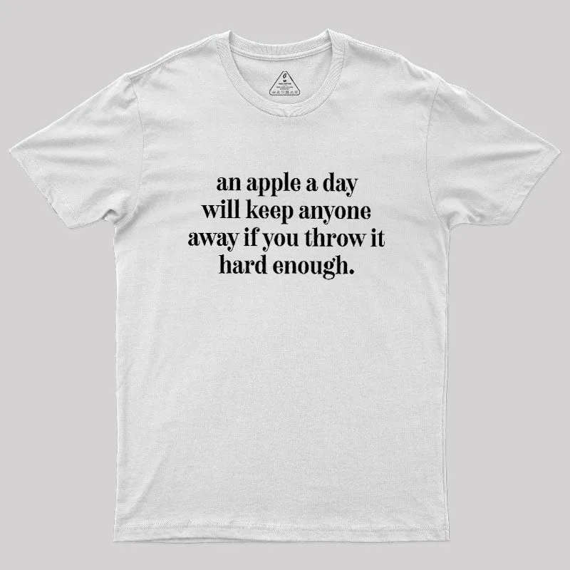 An Apple A Day Geek T-Shirt - Image 11