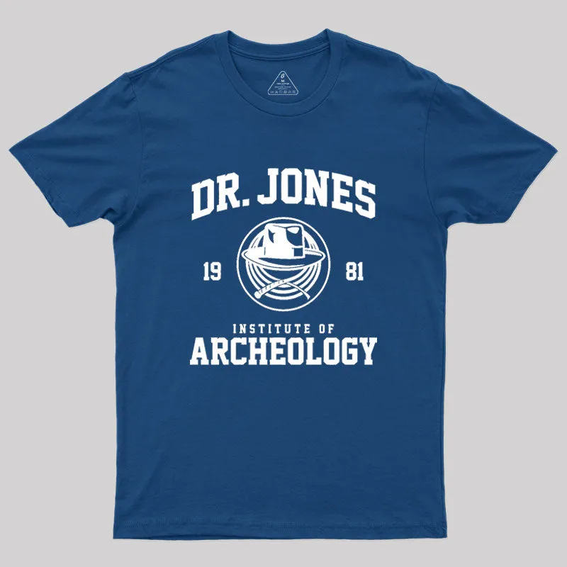 Alternative view of Dr. Jones Geek T-Shirt