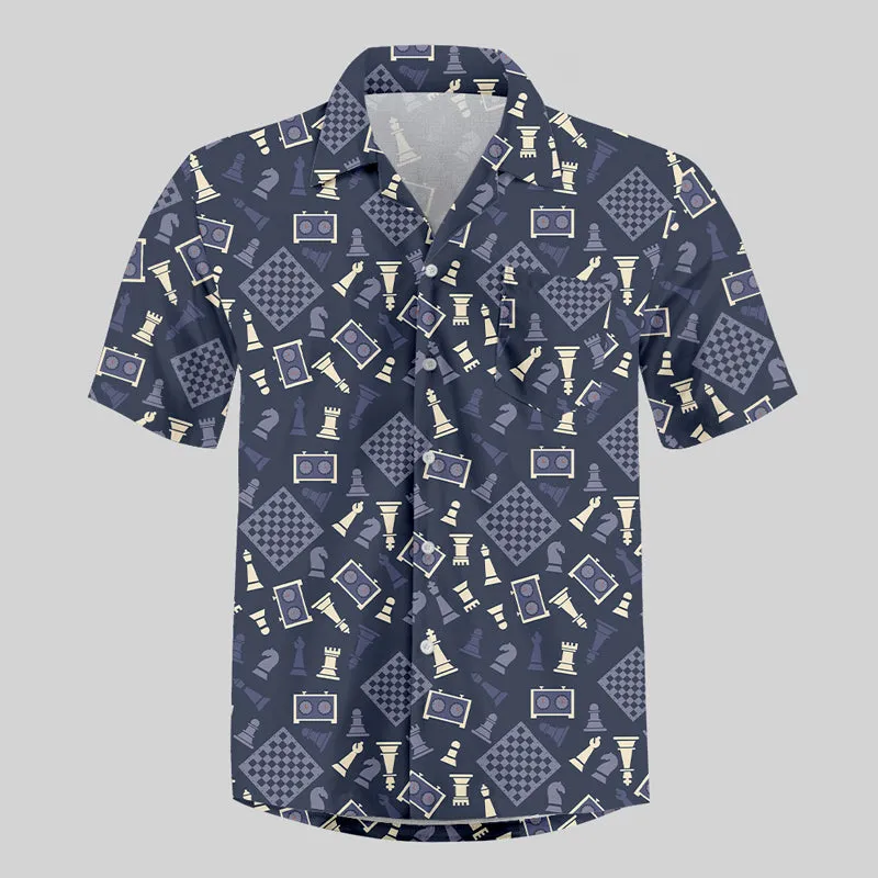 International Chess Button Up Pocket Shirt - Image 2