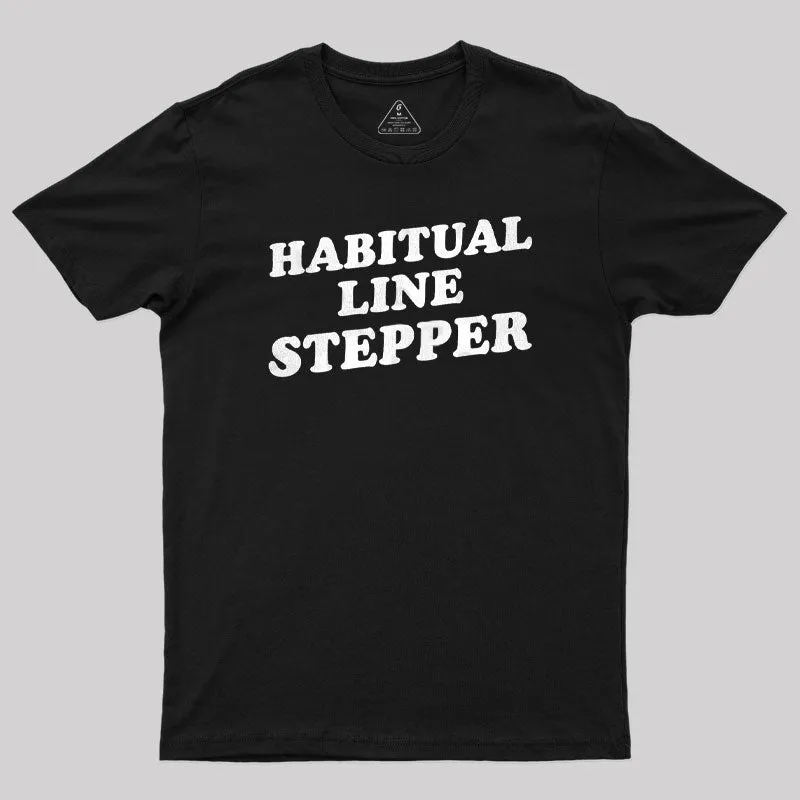 Alternative view of Habitual Line Stepper Geek T-Shirt