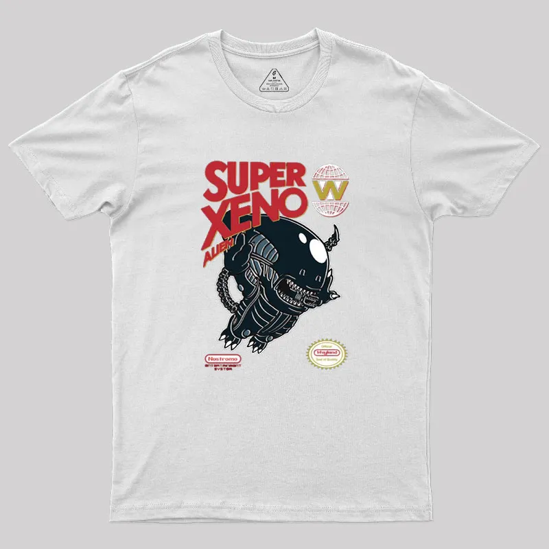 Super Xeno Alien Geek T-Shirt - Image 11