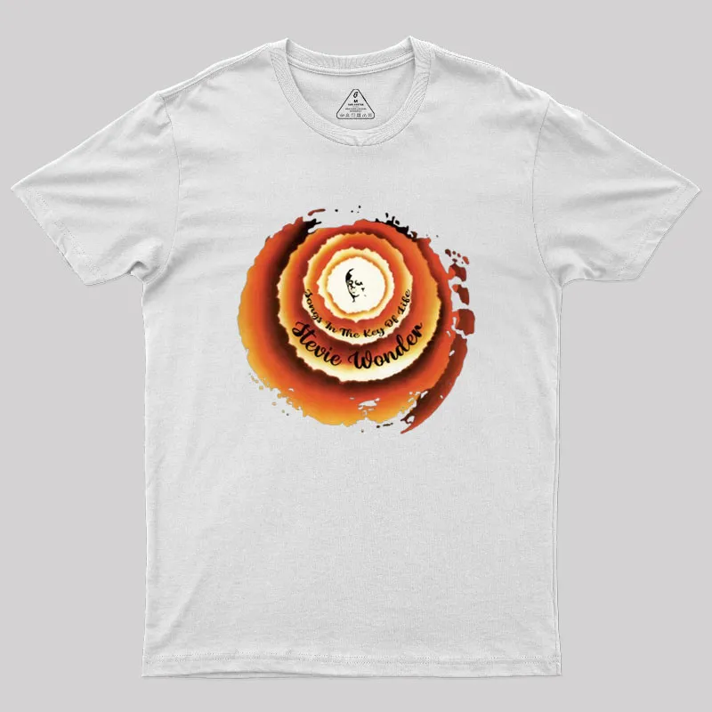 Stevie Wonder Songs In The Key Of Life Geek T-Shirt - Image 11