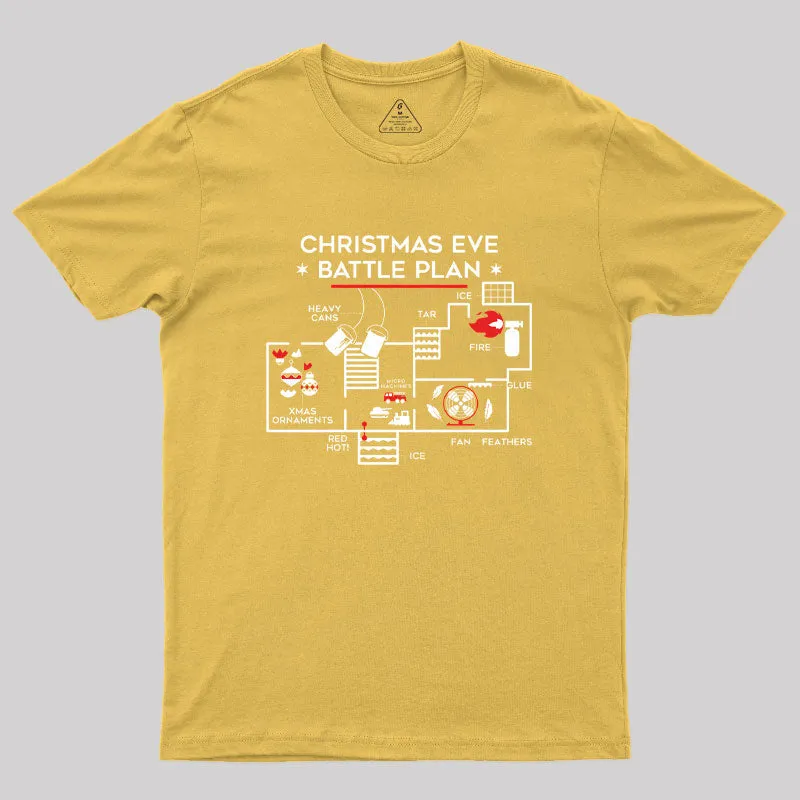 Christmas Eve Battle Plan Geek T-Shirt - Image 8