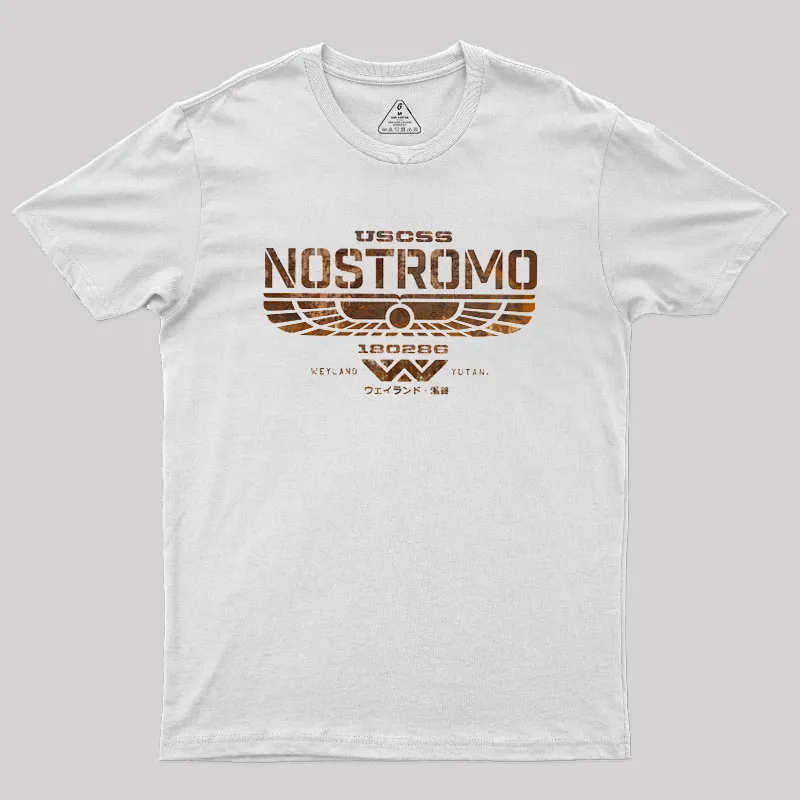 USCSS Nostromo Vintage Geek T-Shirt - Image 6