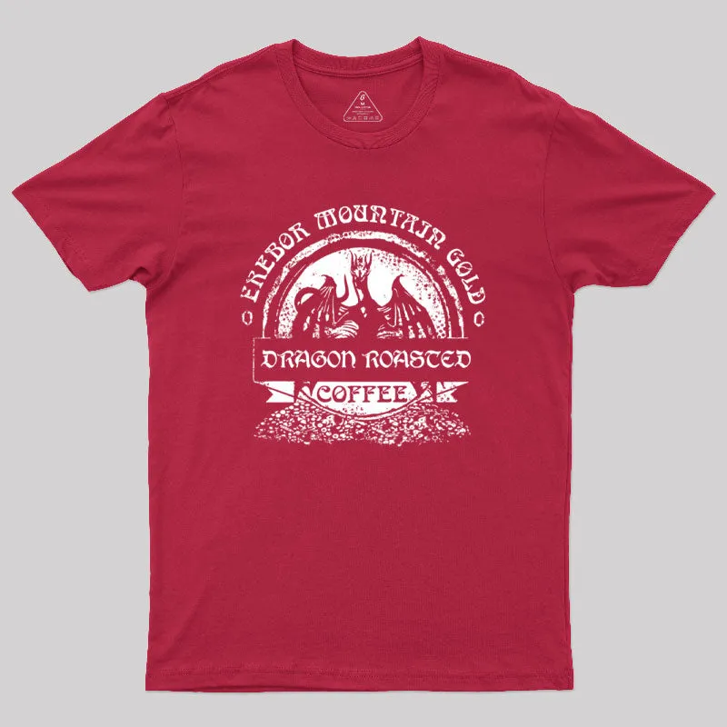 Erebor Mountain Gold Coffee Geek T-Shirt - Image 5