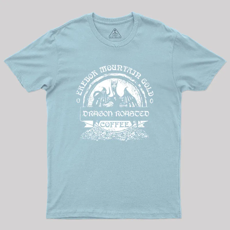 Erebor Mountain Gold Coffee Geek T-Shirt - Image 10