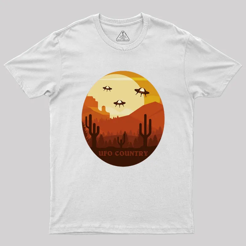UFO Country Geek T-Shirt - Image 10