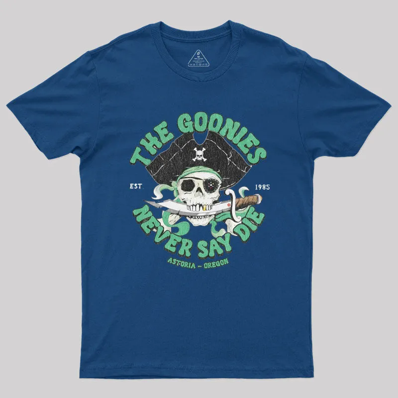 Alternative view of The Goonies - Never Say Die T-Shirt