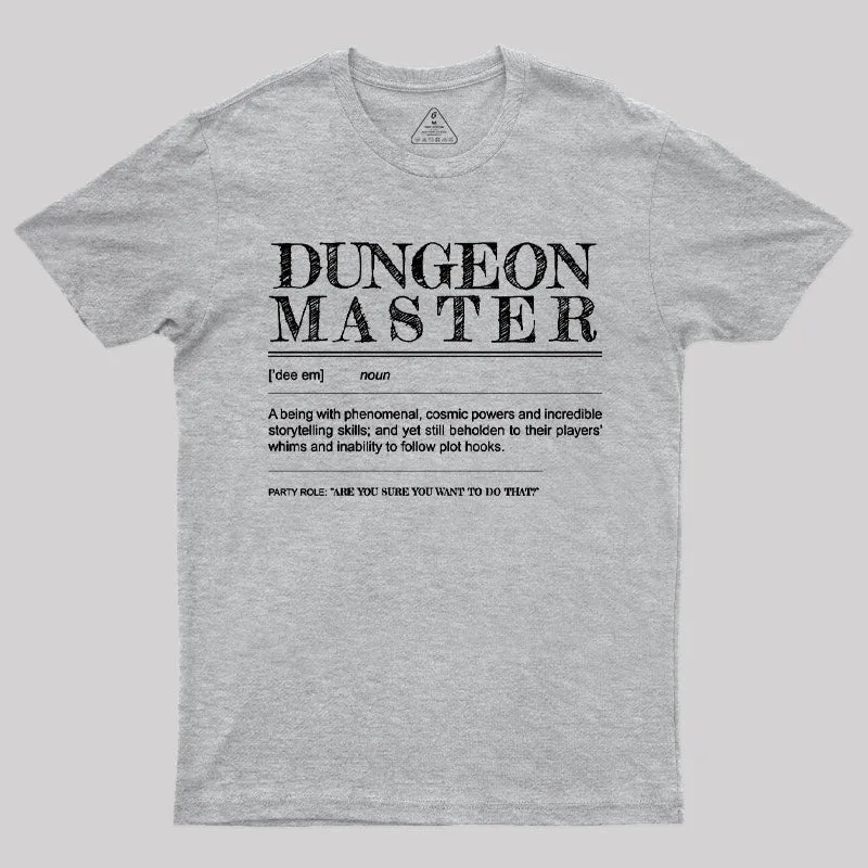 Dungeon Master Definition T-Shirt - Image 9