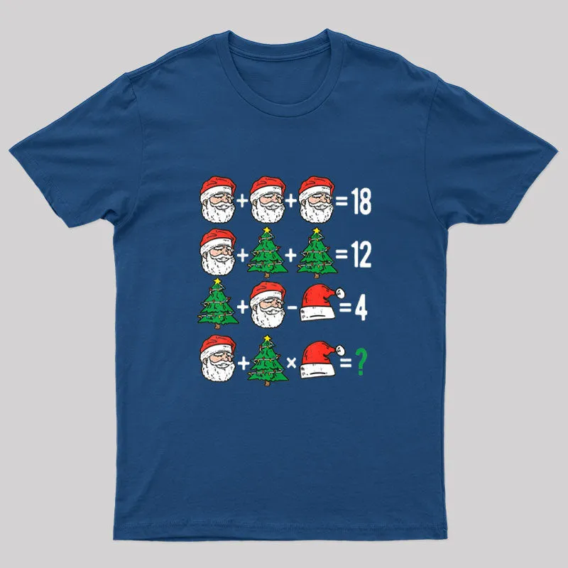 Christmas Math Operations T-Shirt - Image 2