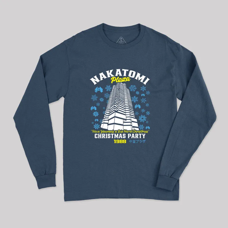 Christmas Nakatomi Building Die Hard Geek Long Sleeve T-Shirt - Image 3