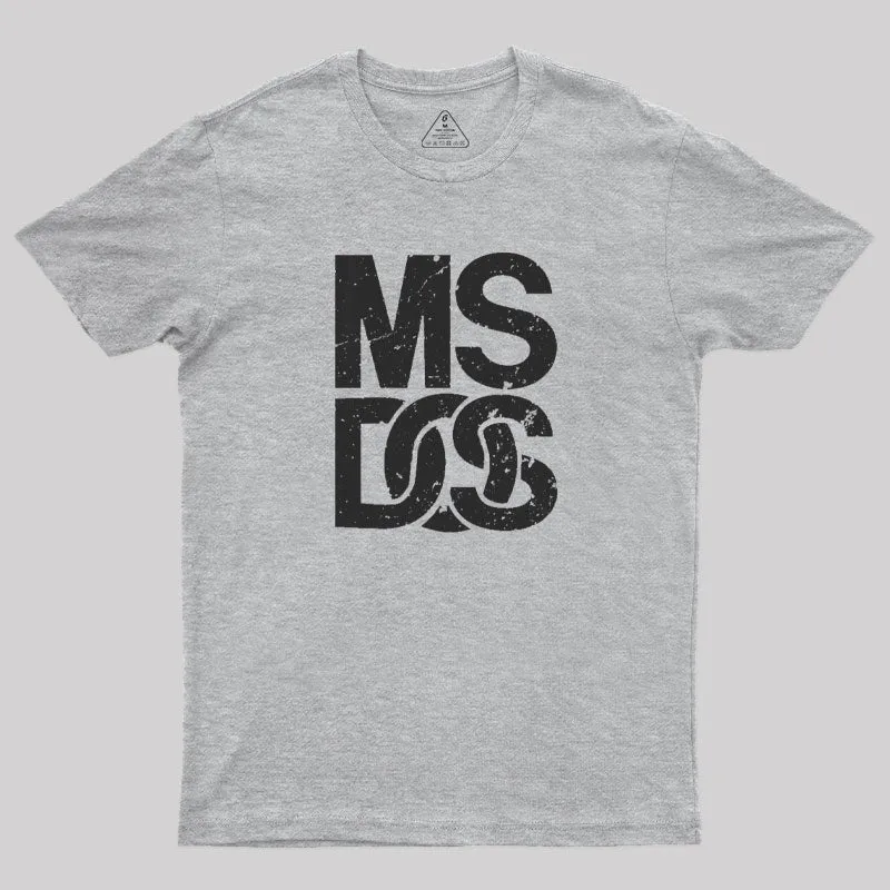 MS DOS Vintage 80s Computer T-Shirt - Image 9