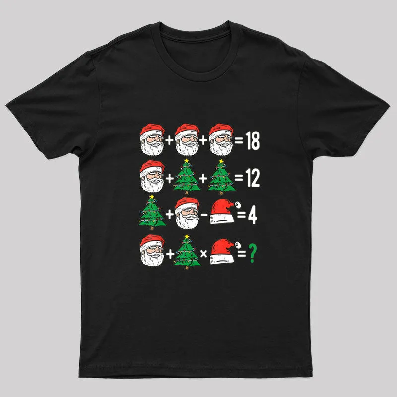 Christmas Math Operations T-Shirt