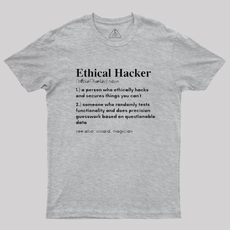 Definition of an Ethical Hacker T-Shirt - Image 10