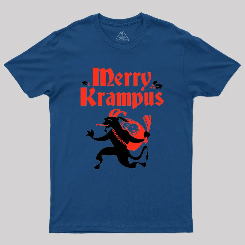 Alternative view of Merry Krampus Geek T-Shirt