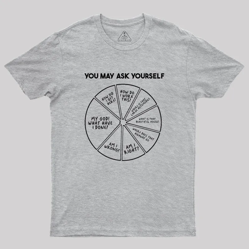 You May Ask Yourself Geek T-Shirt