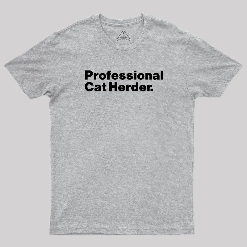 Professional Cat Herder T-Shirt - Image 9