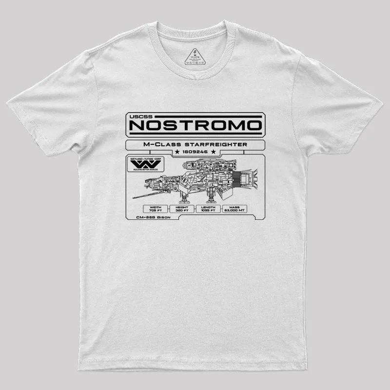 Nostromo Blueprint T-Shirt - Image 11
