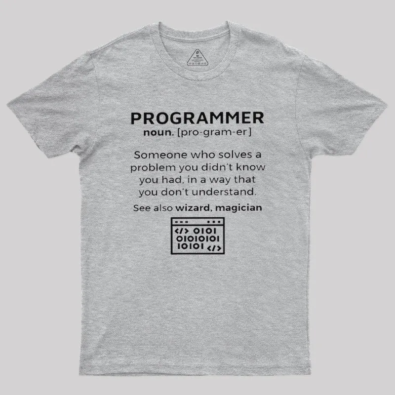 Funny Programmer Definition T-Shirt - Image 9