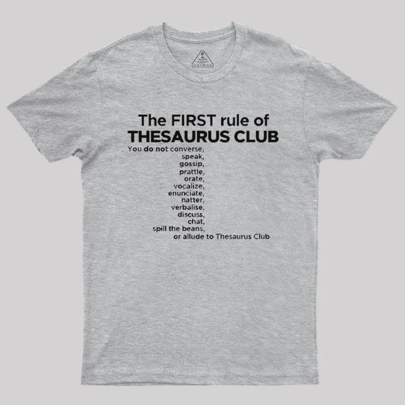 Thesaurus Club Confidential Geek T-Shirt - Image 9