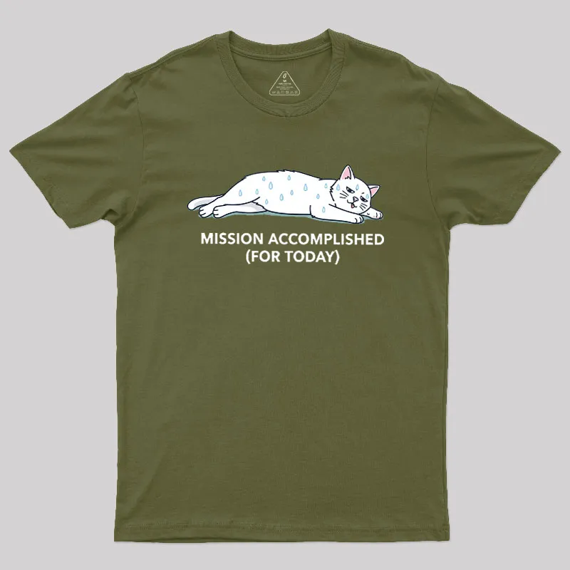 Mission Accomplished Geek T-Shirt - Image 3