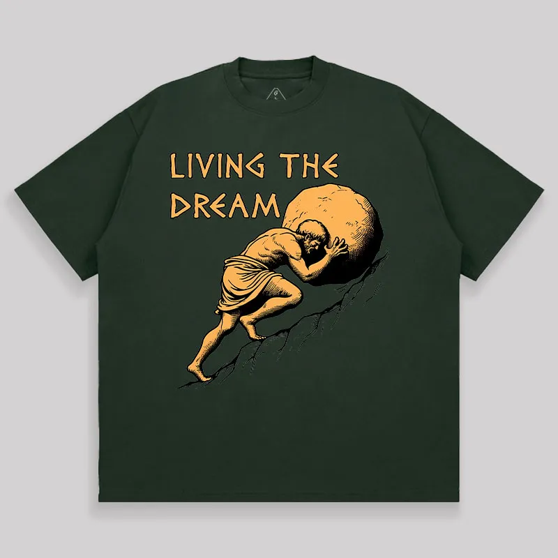 Living The Dream Unisex Oversized T-shirt - Image 4