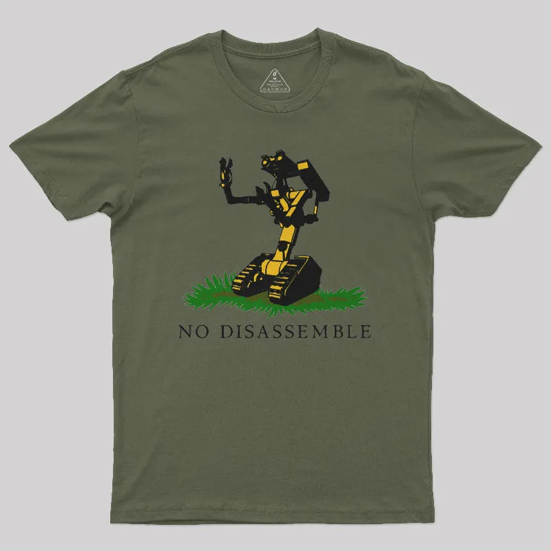 No Disassemble Nerd T-Shirt - Image 4