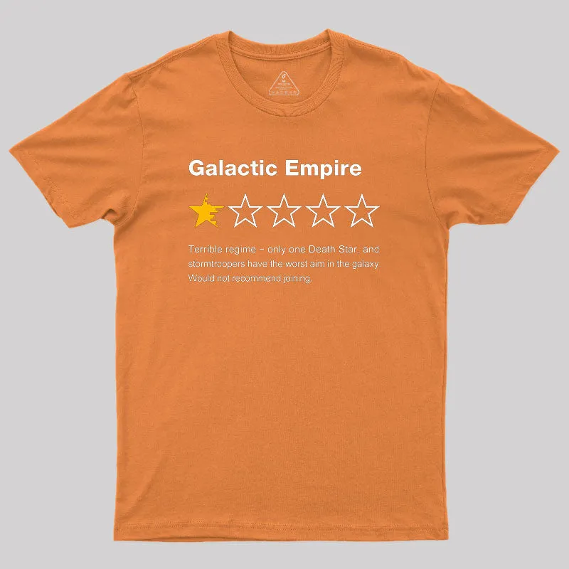 Galactic Empire Review T-Shirt - Image 4