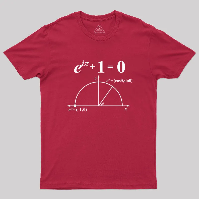 Euler's Identity Geek T-Shirt - Image 5