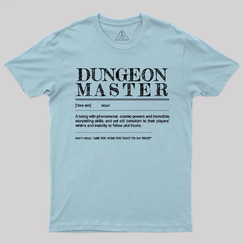 Dungeon Master Definition T-Shirt - Image 8