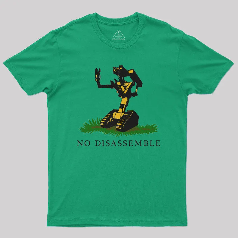 No Disassemble Nerd T-Shirt - Image 5