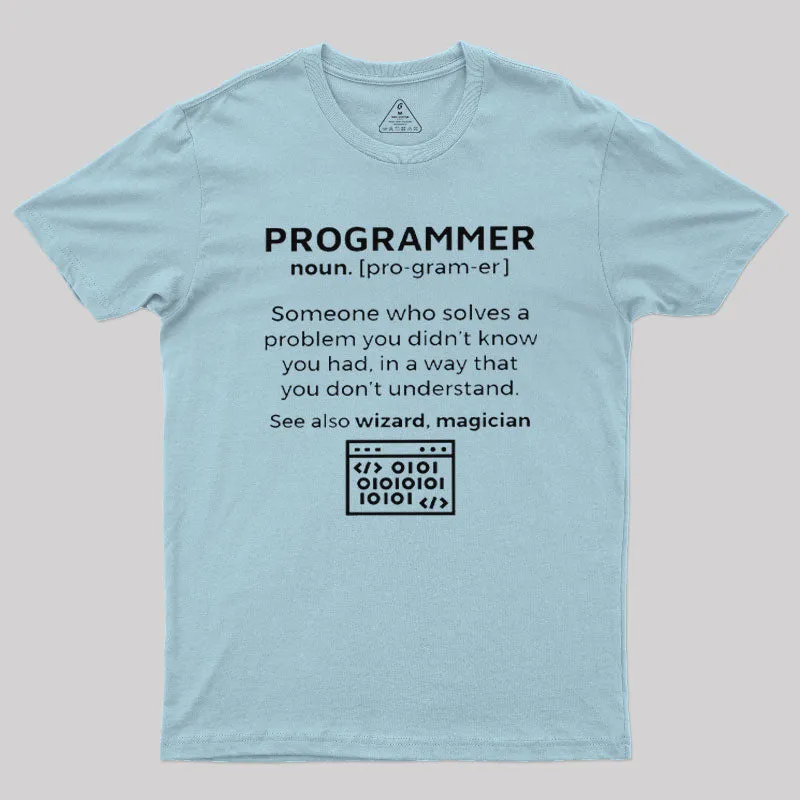 Funny Programmer Definition T-Shirt - Image 8