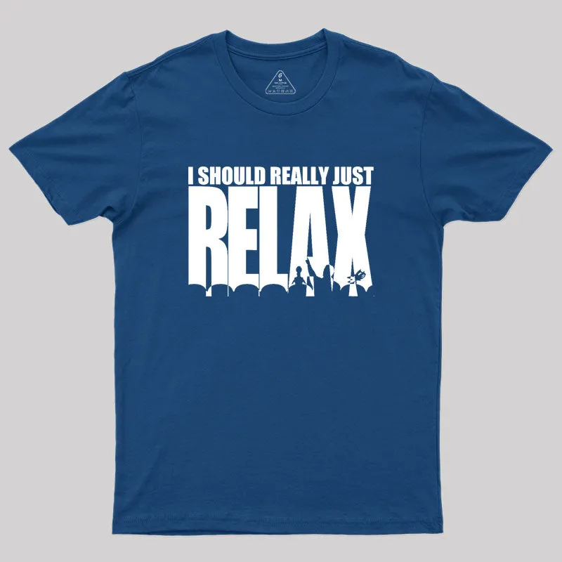 MST3K Says RELAX Geek T-Shirt - Image 3
