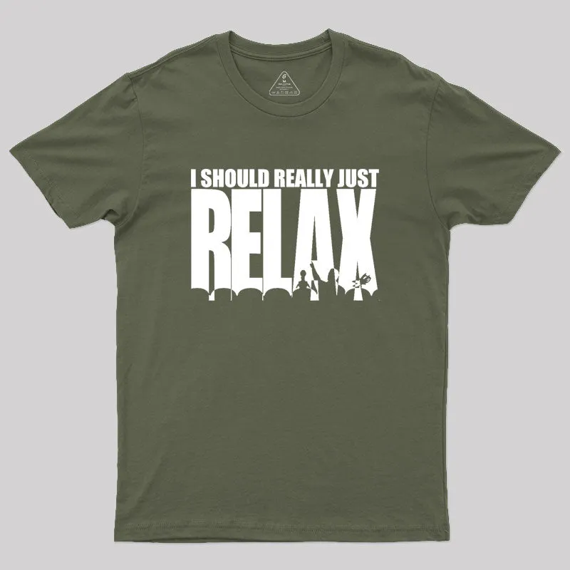 MST3K Says RELAX Geek T-Shirt - Image 4